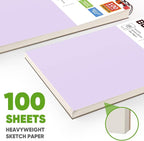 Soucolor 9x12 Sketch Book, 100 Sheets Drawing Paper, Sketchbook - Image 5