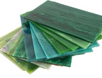 Lanyani 10 Sheets Variety Stained Glass Sheets Pack, 4 x 6 inch Large Cathedral - Image 3