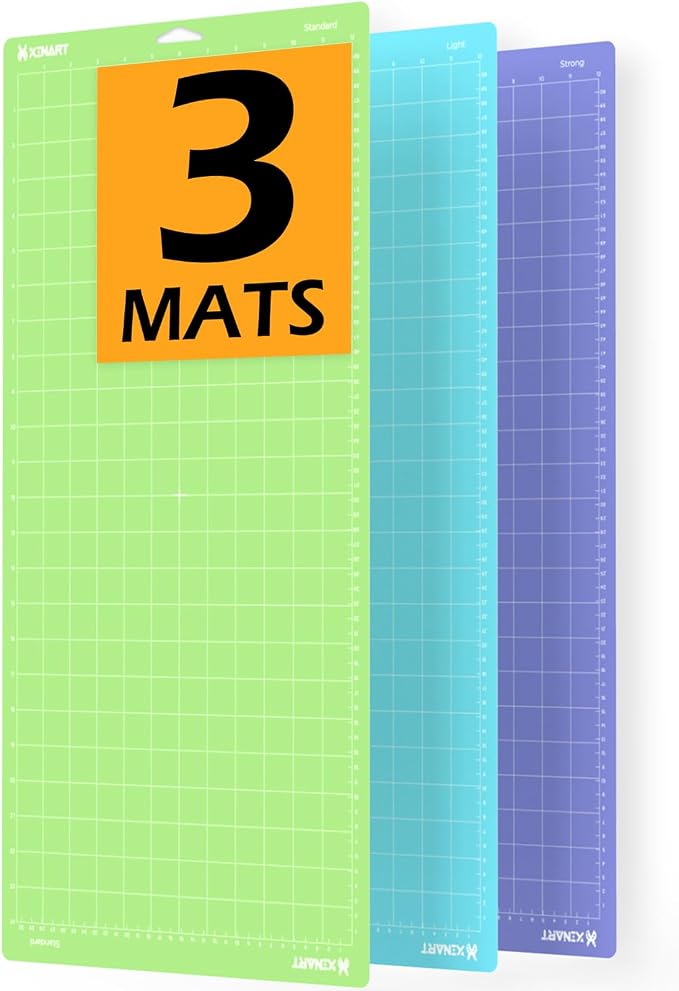 Xinart Cutting Mats for Cricut Maker 3, Explore 3, Air 2, 12x24 inch Variety by XINART