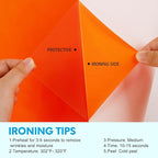 Neon Orange HTV Iron on Vinyl 12Inch by 12ft Roll HTV Heat Transfer Vinyl - Image 3