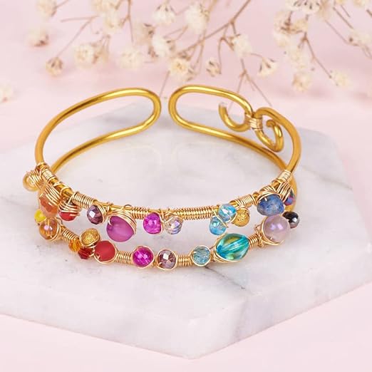 Fashewelry 180 Feet 2mm Gold Aluminum Wire Bendable Metal Craft Wire - Image 5