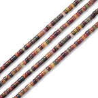 152pcs 4x2mm Natural Picasso Jasper Heishi Disc Rondelle Spacer Stone Semi by LIFAVOVY