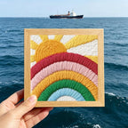INFUNLY Rainbow Sun Punch Needle Kit - Image 6