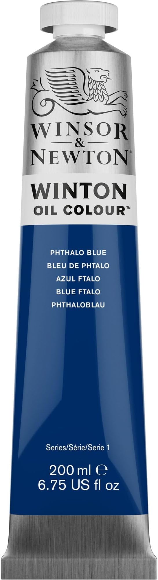 Winsor & Newton Winton Oil Color, 200ml Tube, Phthalo Blue - Image 11