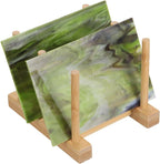 PATIKIL 4 x 6 Inch Transparent Stained Glass Sheets, 2 Sheets Mosaic Glass by PATIKIL