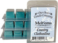 Our Own Candle Company Premium Wax Melt, Country Clothesline Scent, 6 Cubes, 2.4 oz (4 Pack)