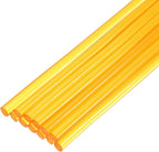 uxcell Mini Hot Glue Sticks for Glue Gun 7mm x 200mm Transparent Yellow 12pcs by uxcell