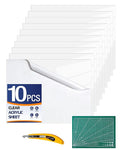10 PCS Clear Acrylic Sheets, Photo Frame Display, and DIY Craft Projects by Unknown