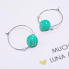 Tupalizy 10mm Acrylic Dice Beads Small 6 Sided Dice Charms - Image 6