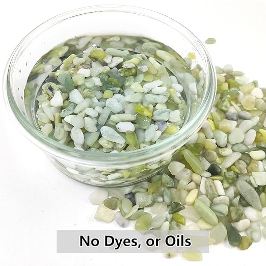 YISZM 5LB Succulent and Cactus Jade Pebbles, 3/8 Inch Natural Decorative - Image 3