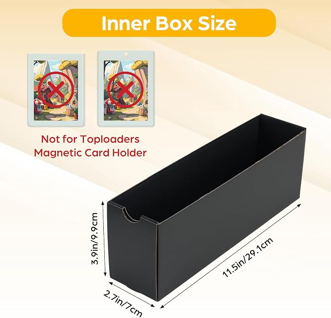 RLAVBL 12-600 CT Trading Card Storage Box - Image 3