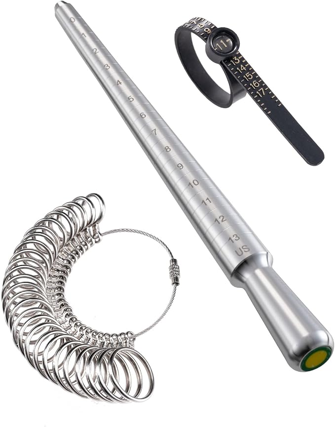 Meowoo Ring Sizer Measuring Tool Set, Ring Sizer by MeowooOfficial