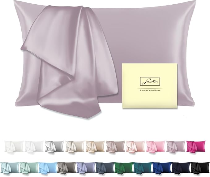 Natural Mulberry Silk Pillowcase by Suatien