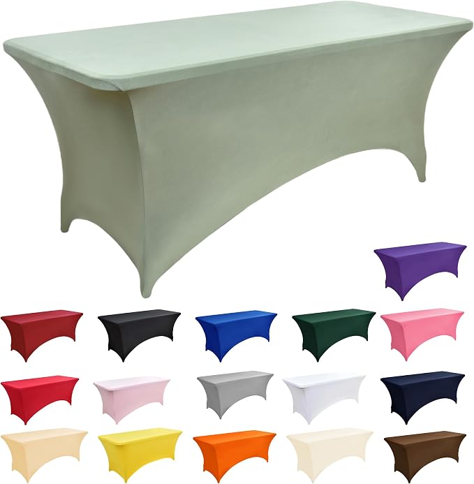 118 2-Pack 4ft Spandex Table Covers - Image 3