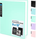 Sooez Binder with Plastic Sleeves 30-Pocket, Displays 60 Pages, 9x12 by Sooez