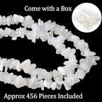 456 PCs Natural Chip Stone Beads, 5-8mm Irregular Multicolor Gemstones Loose - Image 4