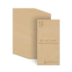 6 mm Baltic Birch Plywood 1/4 x 6 x 12 Inch, Box of 12 B/BB Grade Craft Wood by Woodpeckers