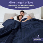 YnM 17lbs Weighted Blanket for Adults, Cotton Heavy Bed Throw Blanket - Image 8