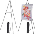 MEEDEN 2 Pcs Easel Stand for Painting and Display: 63" Art Metal Easel Sign by MEEDEN
