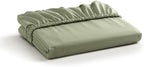Linen Home 100% Cotton Percale Weave Fitted Sheet, Full Size, 1 Deep Pocket by LINENHOME