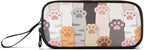 Cat Paw Prints Pencil Case Box Boys Girls Large Pencil Pouch Zipper - Image 6