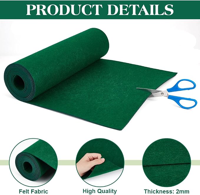 BENECREAT 118x15.7inch Felt Roll, 2mm Thick Nonwoven Felt Roll - Image 4