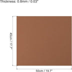MECCANIXITY EVA Foam Sheets Brown 19.7 Inch x 17.7 Inch 0.8mm Thick Crafts Foam - Image 2
