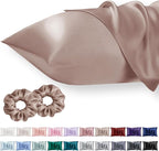 Standard Satin Pillowcase for Hair 2pc, Similar to Silk Pillow Cases, Easier by Vielit