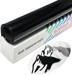 Black Heat Transfer 3D Puff Vinyl 10 Inch * 6 Foot Puff HTV Heat Transfer Vinyl by Unknown