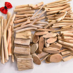 Natural Driftwood Pieces, Unfinished Wooden Sticks - Image 5