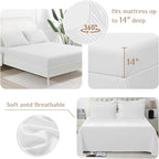 JOLLYVOGUE King Comforter Set, Ultra-Soft Bed in a Bag King Size 7 Pieces - Image 4