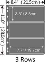 MUDOR 20 Sheets Stamp Pages for Collection Album Binder Book, 3 Pocket | 120 - Image 5