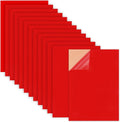 Caydo 12 Pieces Red Self Adhesive Felt Sheets, Adhesive Felt Sheet A4 Size | by Caydo