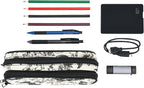 ANANGTEE Bat Flowers Pencil Pouch Case - Image 3