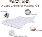 EASELAND OlympicQueen Mattress Pad Pillow Top Mattress Cover Quilted Fitted - Image 2