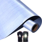 Reflective Heat Transfer Vinyl Silver Reflective HTV Vinyl Rolls 12inch x 6feet by KEGUMINGX