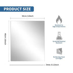 3 Pack A3 Silver Mirrored Acrylic Sheets, 16 x 12 Inch | 1/8 inch Thickness - Image 2