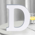 White Wooden Letters 8 Inch for Wall Decor, Large Unfinished Wood Letters for by SETNDTS