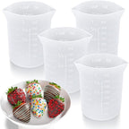 Palksky Silicone Cups for Melting Chocolate, Reusable Baking Supplies for DIY by Palksky