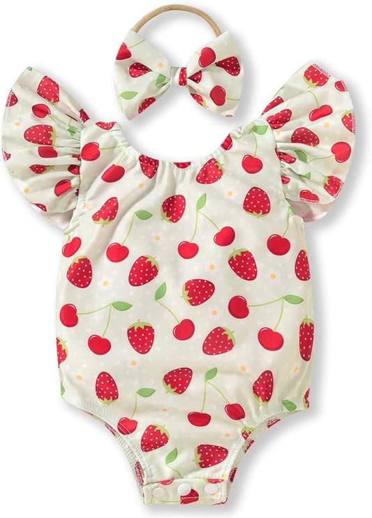 Toddler Girl Baby Ruffles Mermaid Fish Scale Swimsuit One Piece Swimwear Bathing Sunsuit