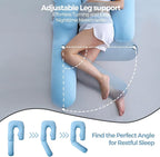 Momcozy Pregnancy Pillow with Cooling Cover, Dreamlign U Pro Maternity Pillow - Image 4