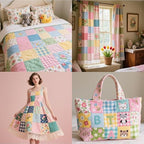 Quilting Rulers, 4 Square Quilting Templates - Image 6
