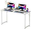 PayLessHere | 55 Inch Computer Desk | White | Office Desk by PayLessHere