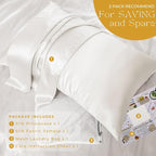 PROMEED 23 Momme White Silk Pillowcase - Image 6