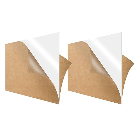 SimbaLux Acrylic Sheet White 32% Translucent Cast 12”x12” 1/8” Thick 2 Pack | by SimbaLux