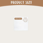 10 PCS White Aida Cloth 14 Count Cross Stitch Fabric | Pre-Cut Squares Fabric - Image 2