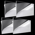 Roowest 4 Pcs 24 x 48 Inch, 1/4 Inch Thick Clear Acrylic Sheets Plastic by Roowest