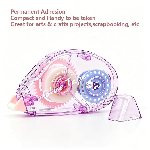XUXU 12 Pack Scrapbooking Tape Glue Tape Adhesive Dots Tape Double Sided Tape - Image 4