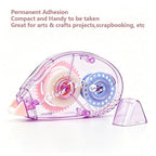 XUXU 12 Pack Scrapbooking Tape Glue Tape Adhesive Dots Tape Double Sided Tape - Image 4