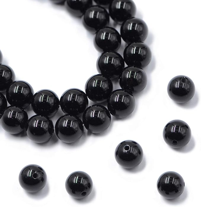 AD Beads Natural Gemstone Round Loose Beads 15" by ADBeads